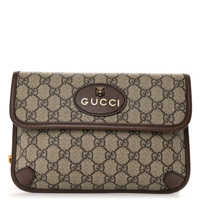 Gucci GG Supreme Monogram Neo Vintage Web Belt Bag Brown 1 of 11