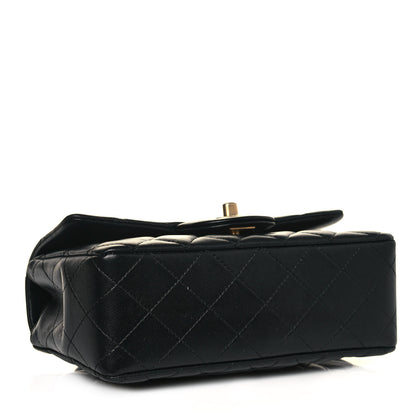 Chanel Lambskin Quilted Mini Rectangular Flap Black 4 of 11
