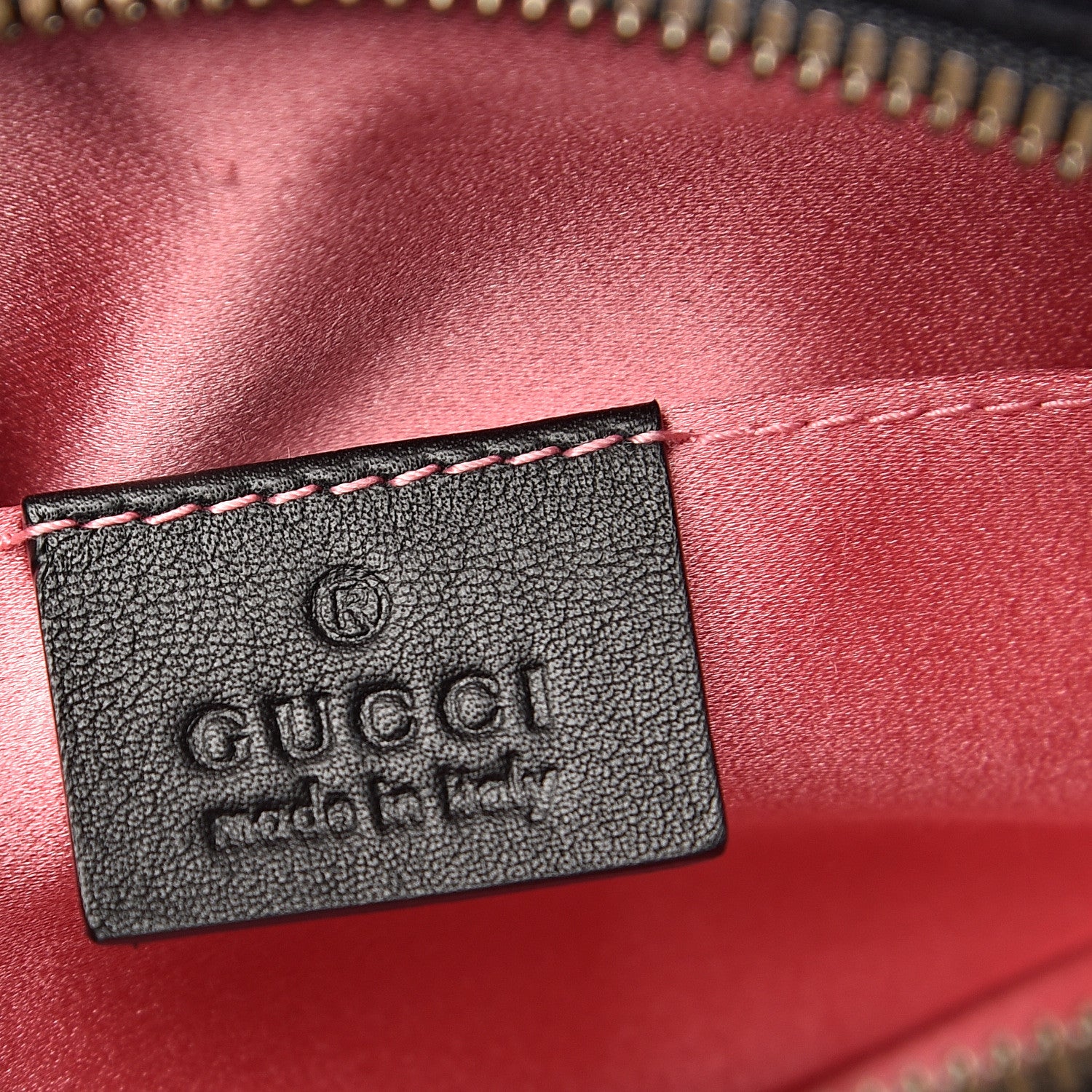Gucci Velvet Matelasse GG Marmont Belt Bag 85 34 Black 6 of 11