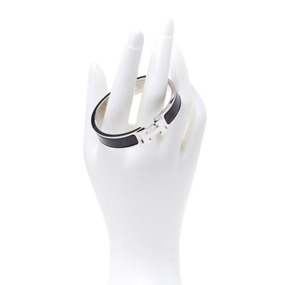 Hermes Enamel Narrow Clic Clac H Bracelet PM Black 3 of 17