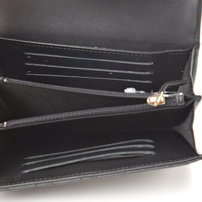 Chanel Lambskin Quilted Medium Boy Flap Wallet Black 5 of 9