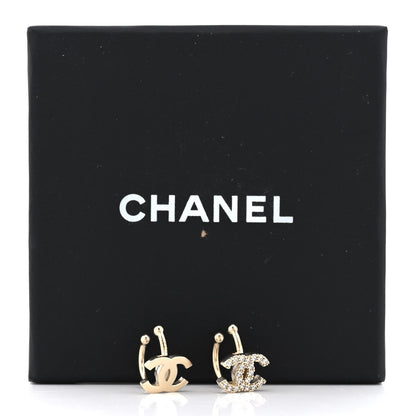 Chanel Metal Strass Lip Ring Set Gold 6 of 6