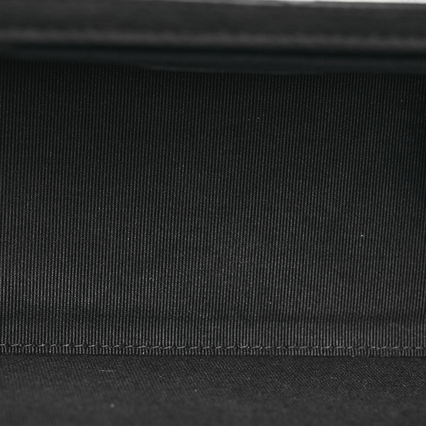 Caviar Quilted Small Tiny CC Vanity Case With Chain Black