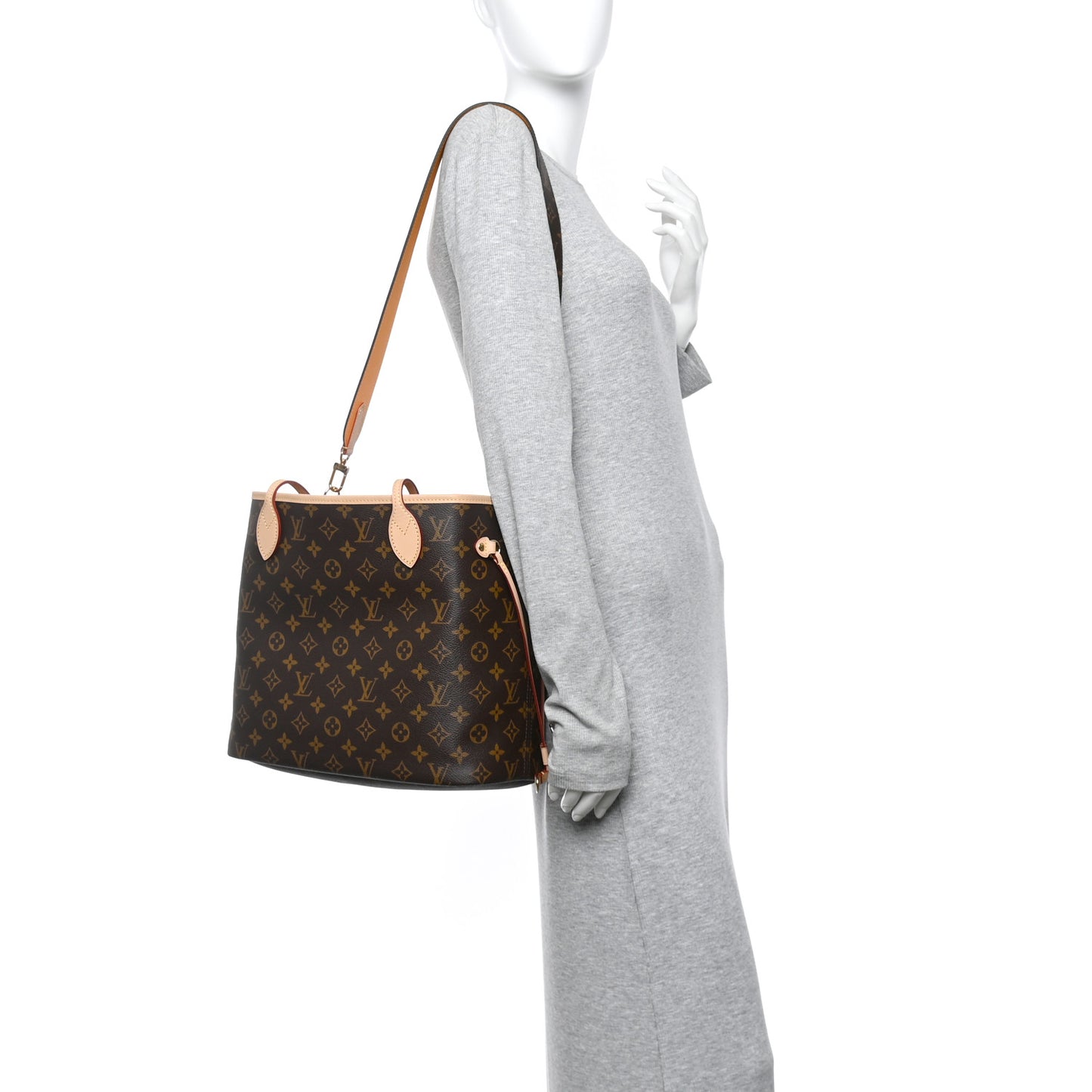 Monogram Inside Out Neverfull Bandouliere MM Jaune Safran