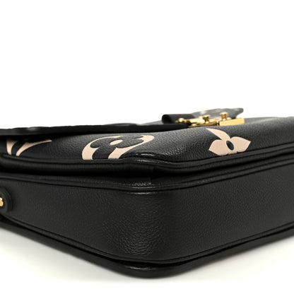 Louis Vuitton Empreinte Monogram Giant Pochette Metis Black Beige 10 of 11