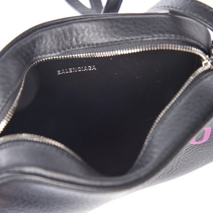 Balenciaga Calfskin I Love Techno XS Everyday Camera Bag Black 5 of 10