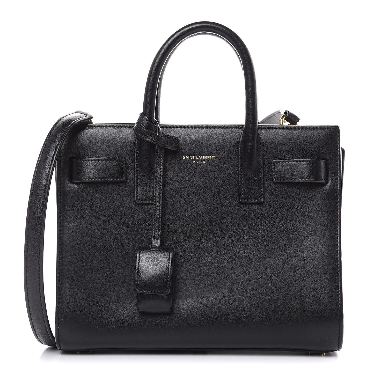 Calfskin Nano Sac de Jour Black