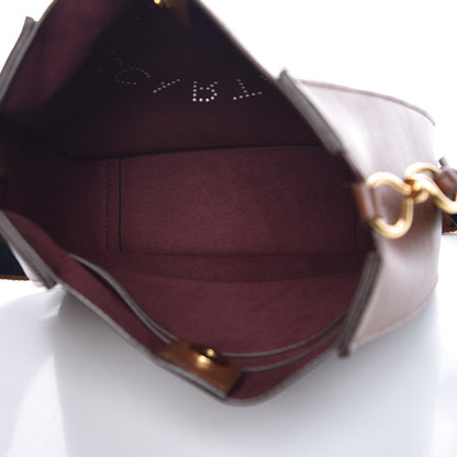 Stella McCartney Eco Alter Nappa Perforated Logo Mini Crossbody Cinnamon 5 of 9