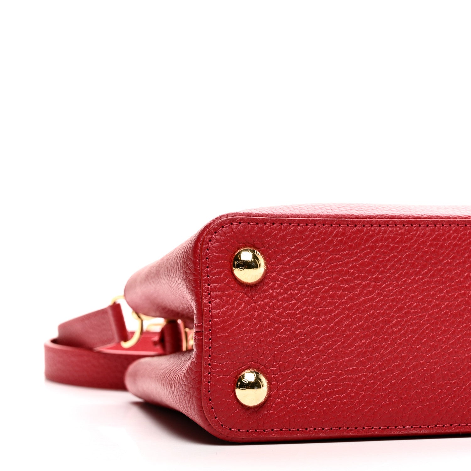 Louis Vuitton Taurillon Capucines BB Scarlet Red 8 of 9