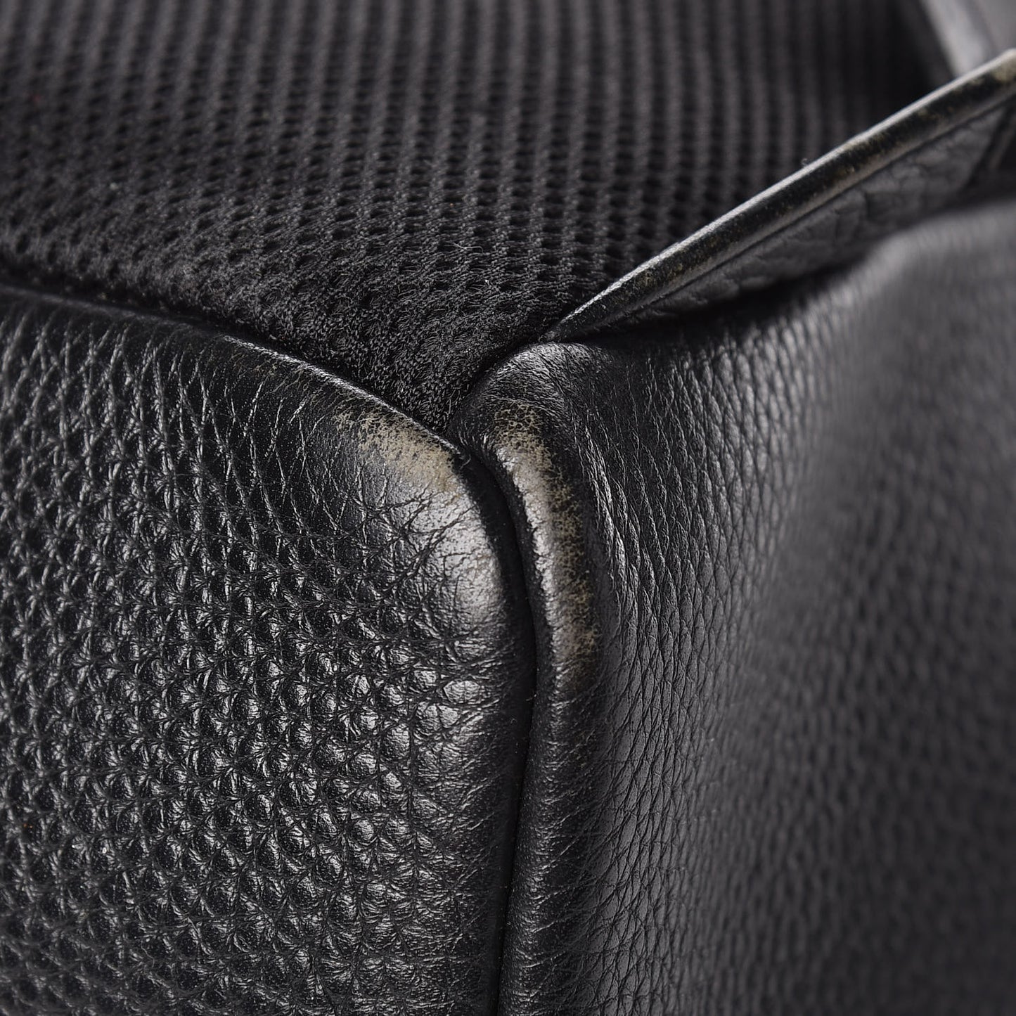 Calfskin Crocodile Fox Fur Monster Backpack Black