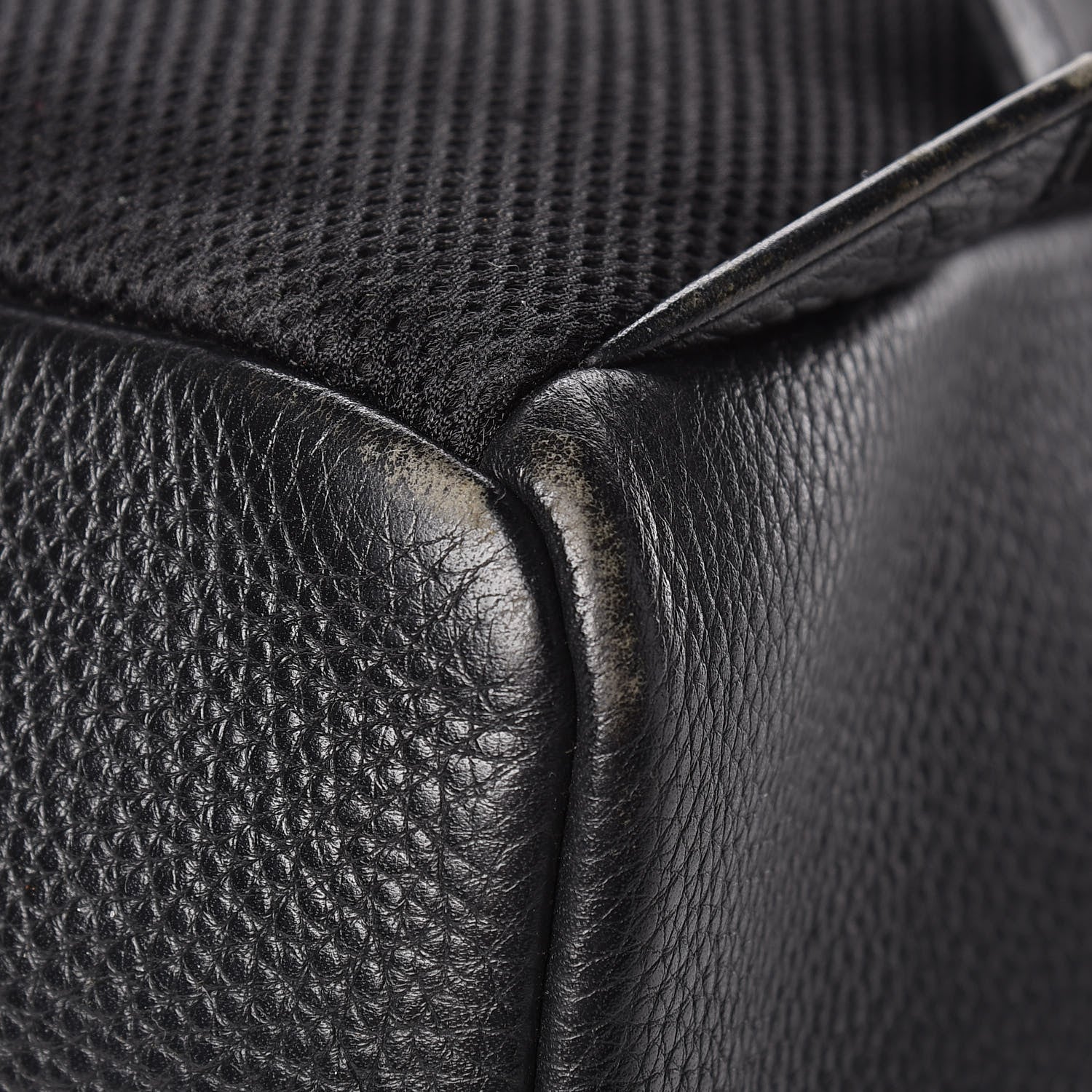Fendi Calfskin Crocodile Fox Fur Monster Backpack Black 10 of 18