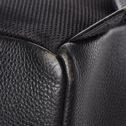 Fendi Calfskin Crocodile Fox Fur Monster Backpack Black 10 of 18