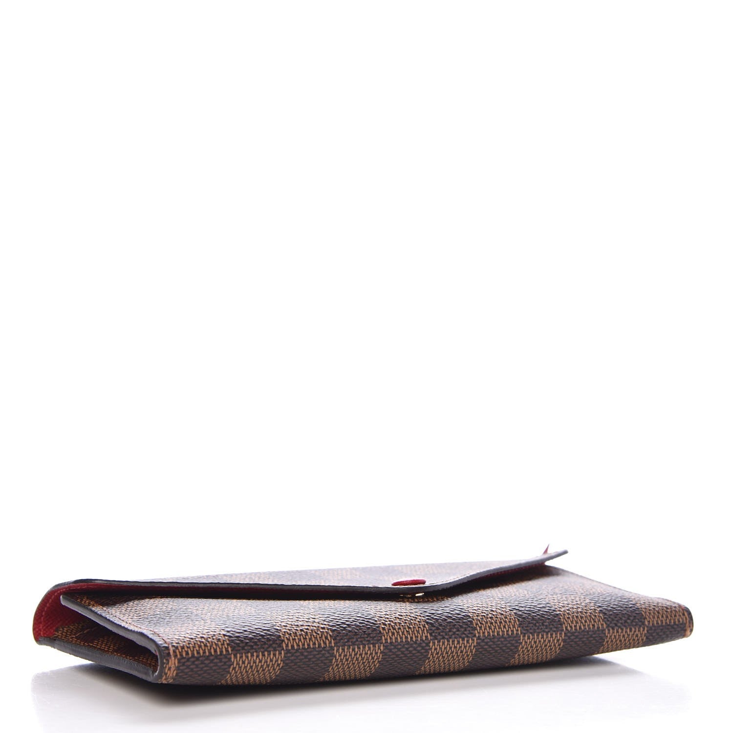 Louis Vuitton Damier Ebene Josephine Wallet Red 4 of 9