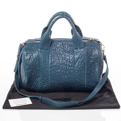 Alexander Wang Leather Rocco Duffel Petrol 8 of 8