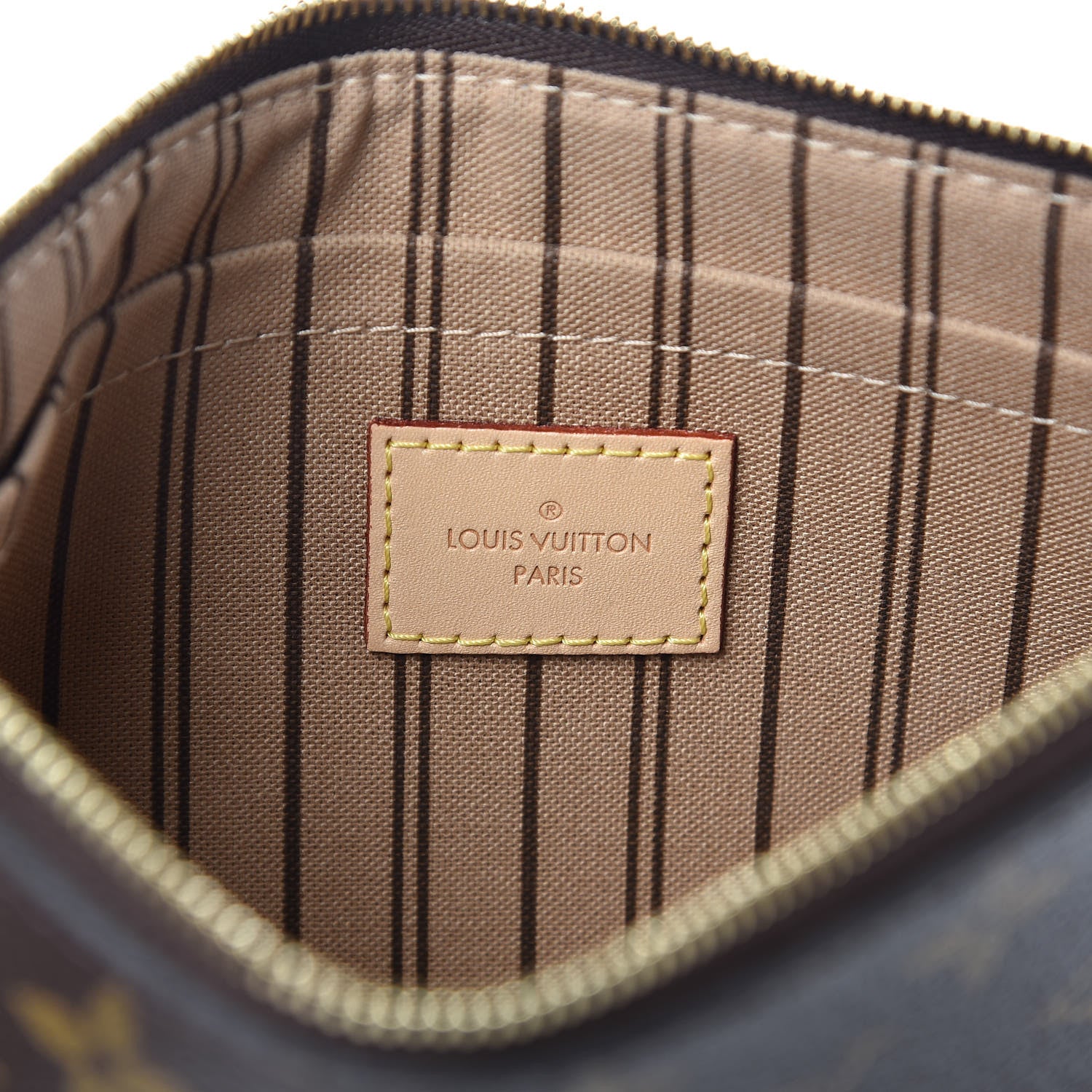 Louis Vuitton Monogram Neverfull MM GM Pochette 6 of 9
