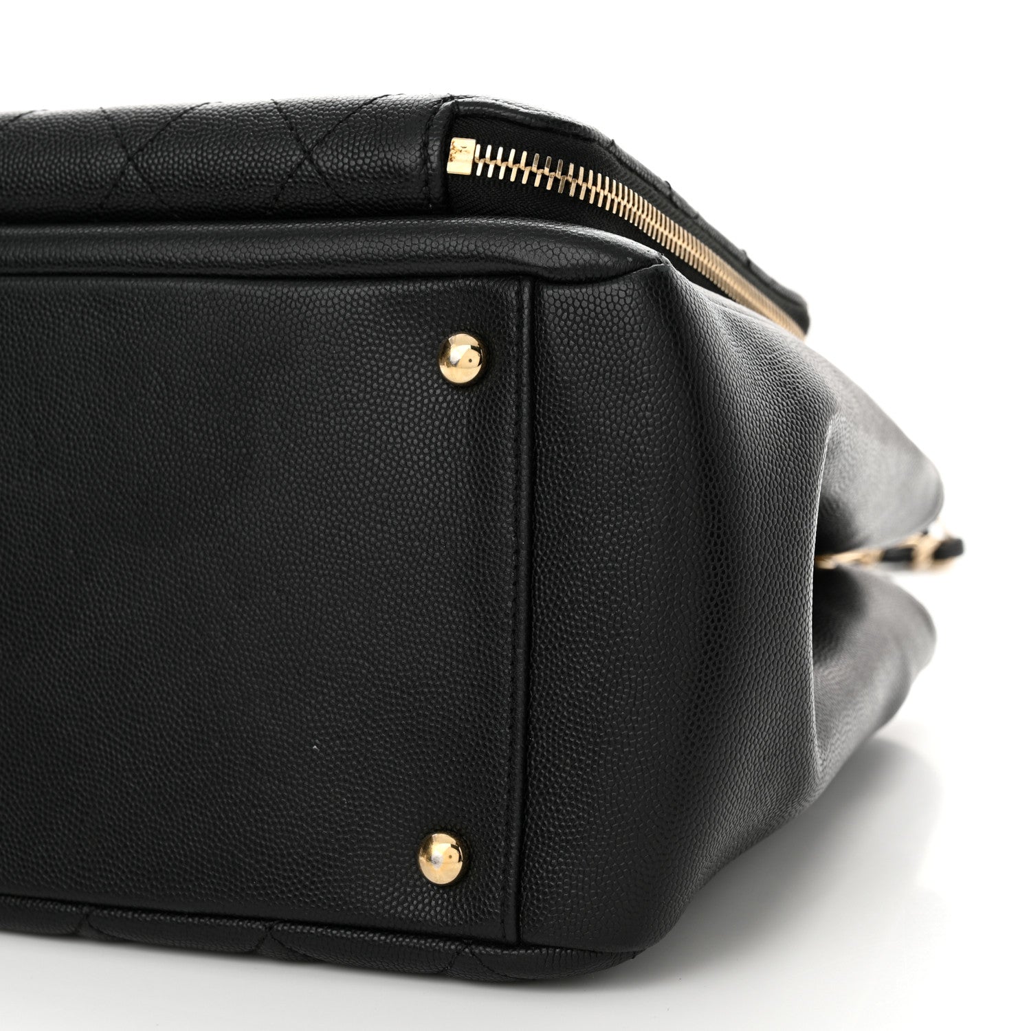 Chanel Caviar Quilted Small Business Affinity Shopping Bag Black 10 of 14