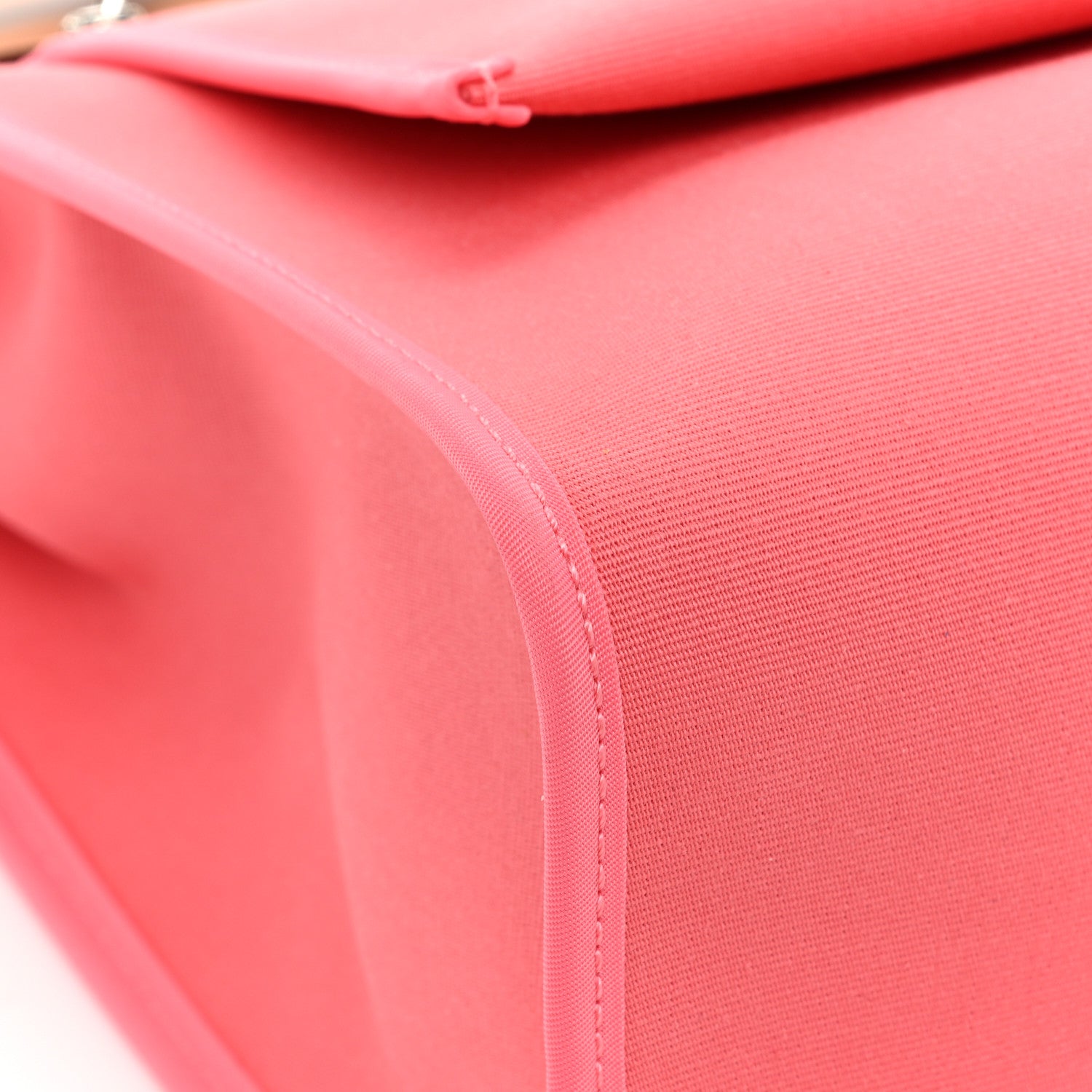 Hermes Vache Hunter Toile Herbag Zip 31 PM Rose Azalee Natural 13 of 16