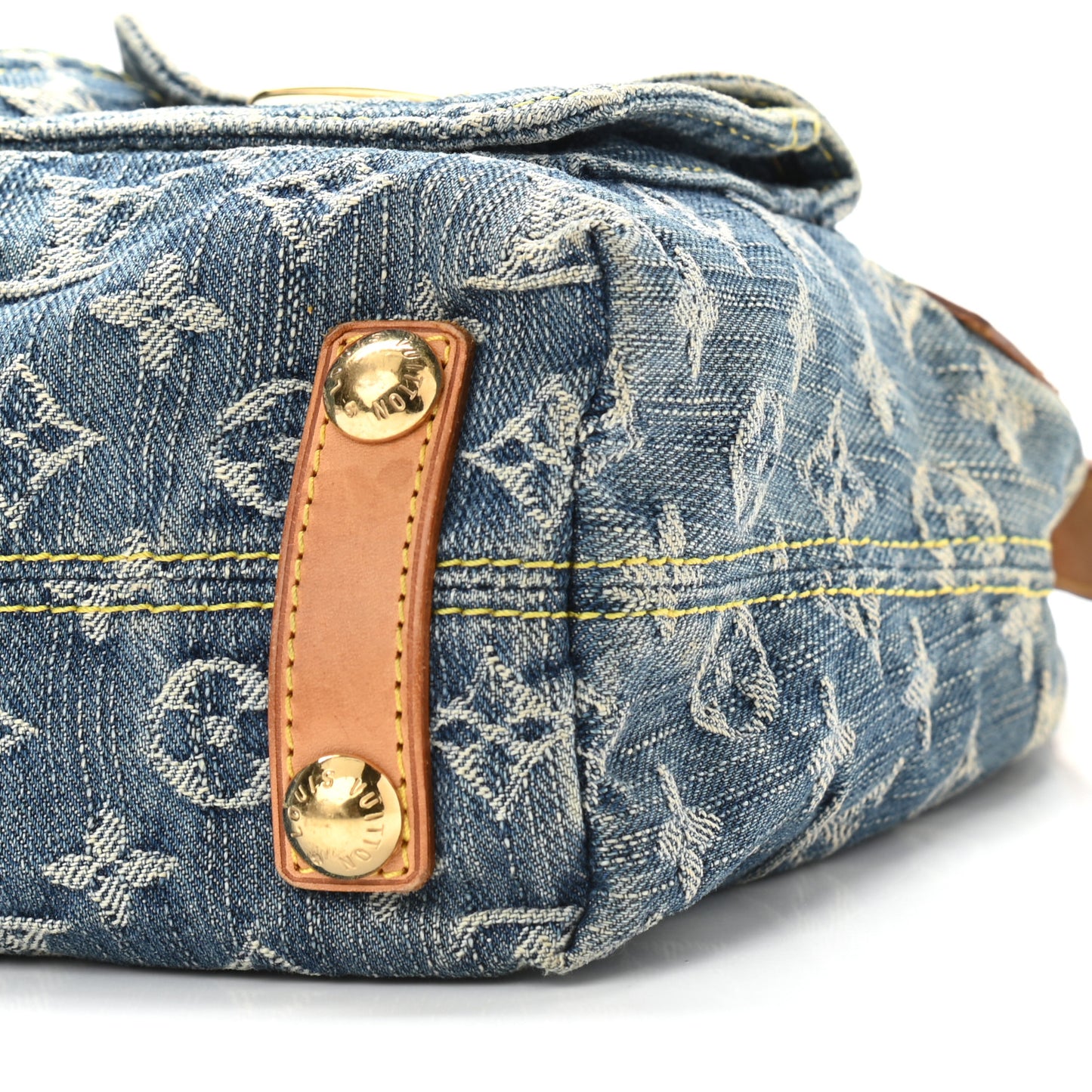 Monogram Denim Baggy PM Blue