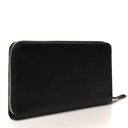Givenchy Lambskin Logo Zip Around Wallet Black 3 of 8