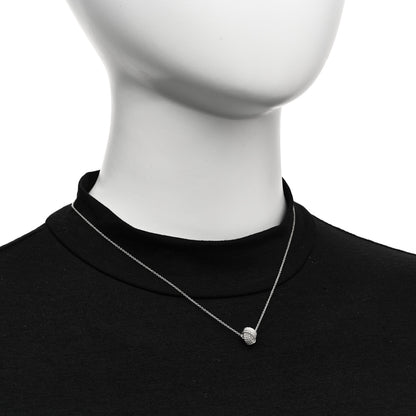 Tiffany Sterling Silver Twist Knot Pendant Necklace 2 of 5