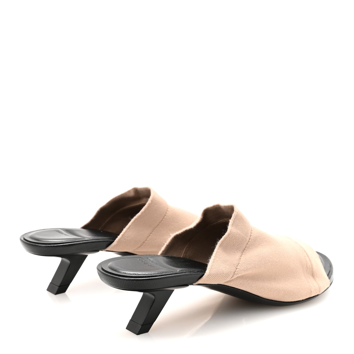 Balenciaga Stretch Knit Mule Sandal 37 Beige 5 of 8