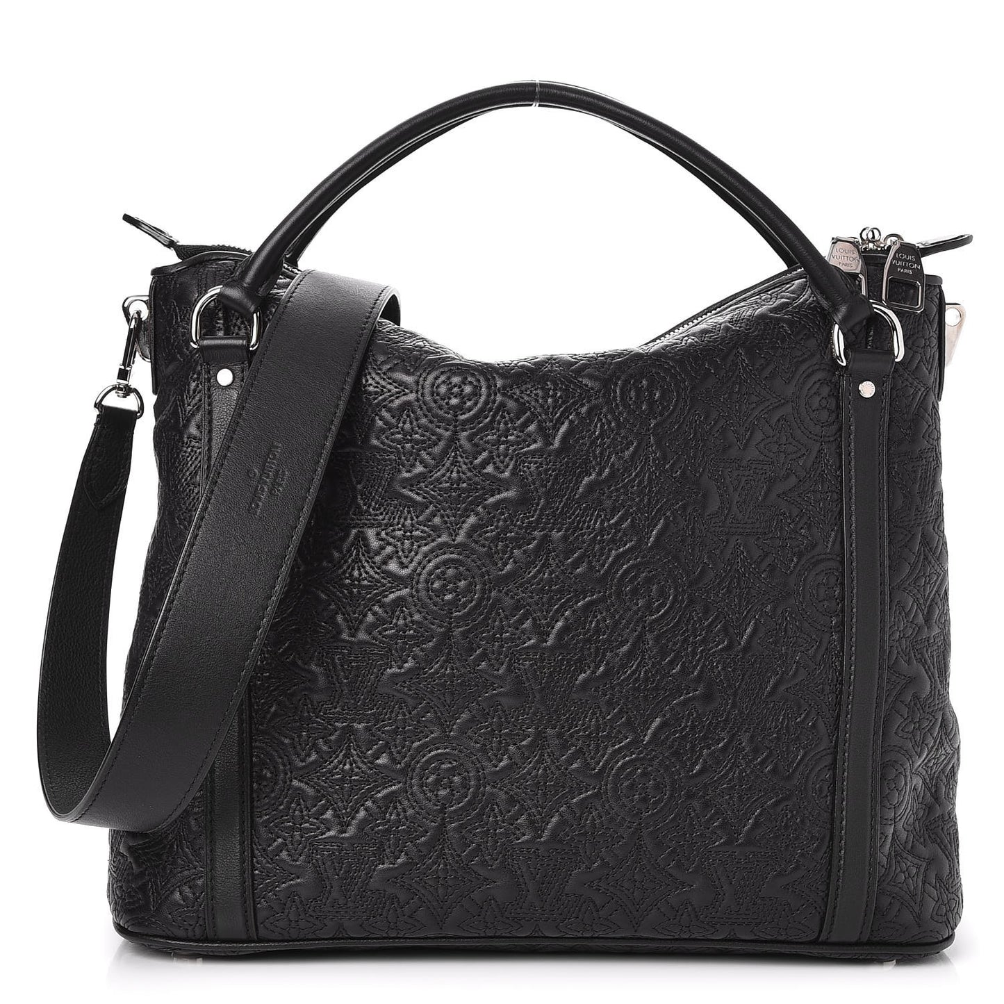 Monogram Lambskin Antheia Ixia MM Black