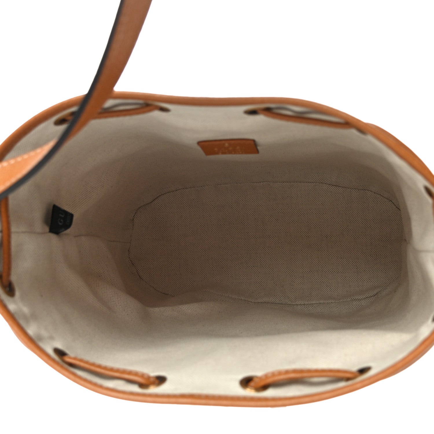 Gucci X DISNEY Mini Vintage GG Supreme Monogram Bucket Bag Beige Vintage Sun Oil 5 of 12