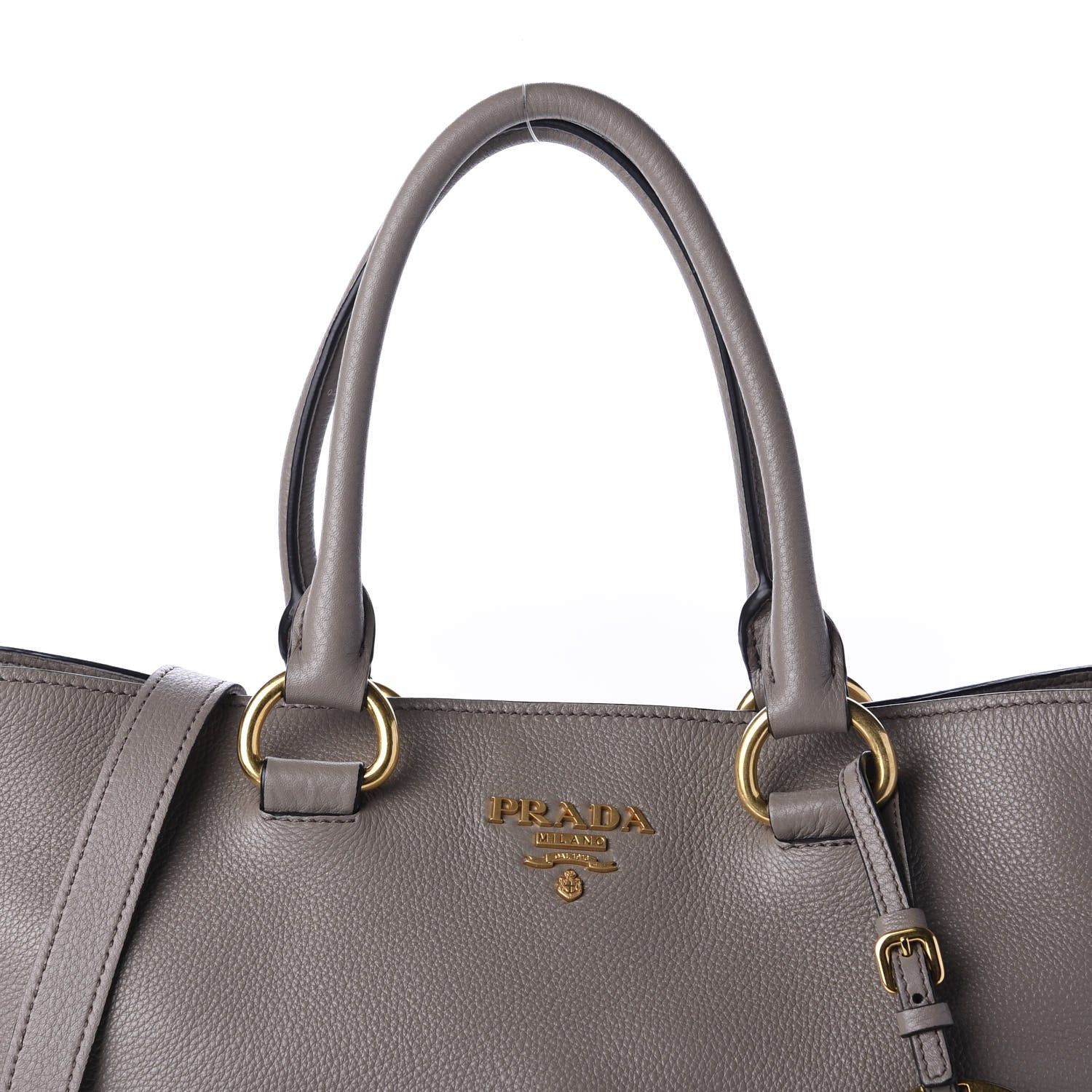 Prada Vitello Daino Tote Argilla 10 of 10