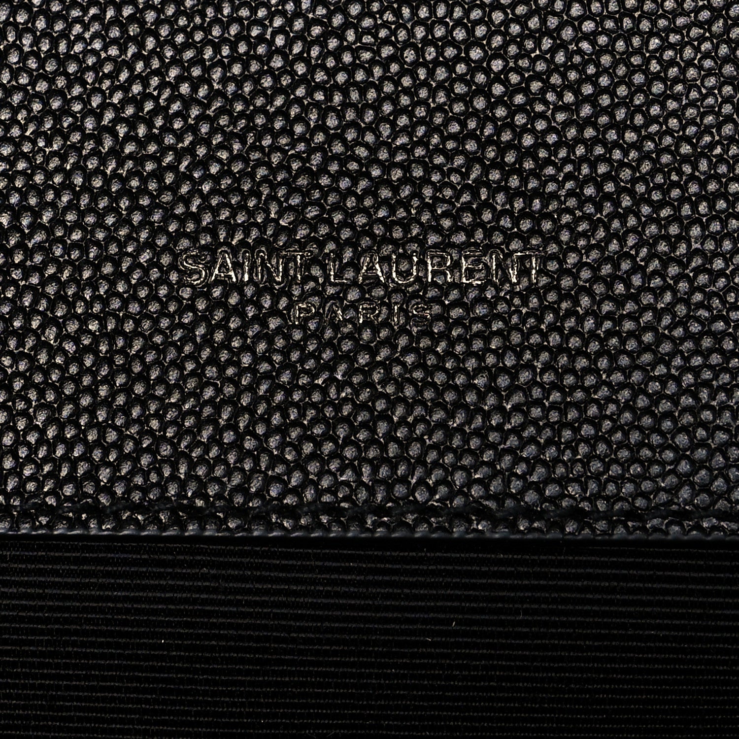 Saint Laurent Grain De Poudre Textured Mixed Matelasse Triquilt Small Monogram Satchel Black 6 of 10