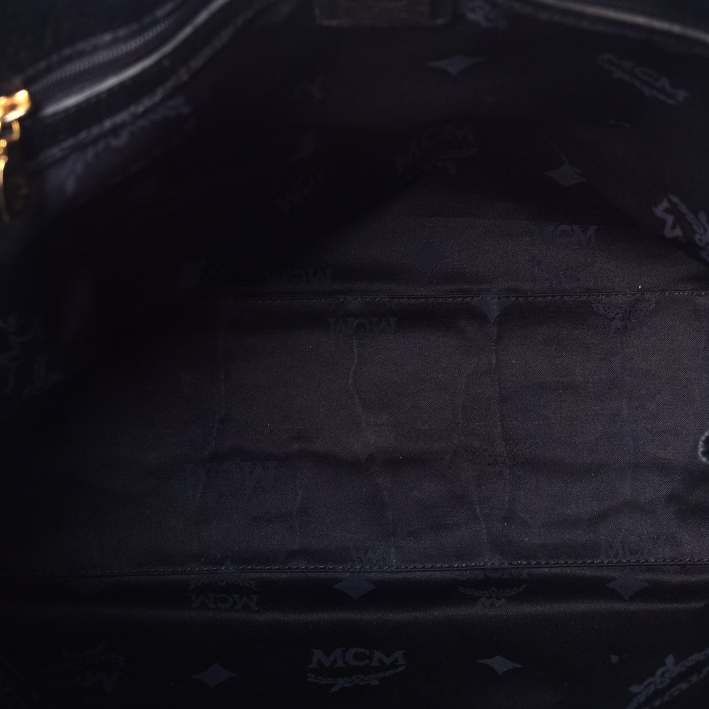 Grained Calfskin Studded Tote Black