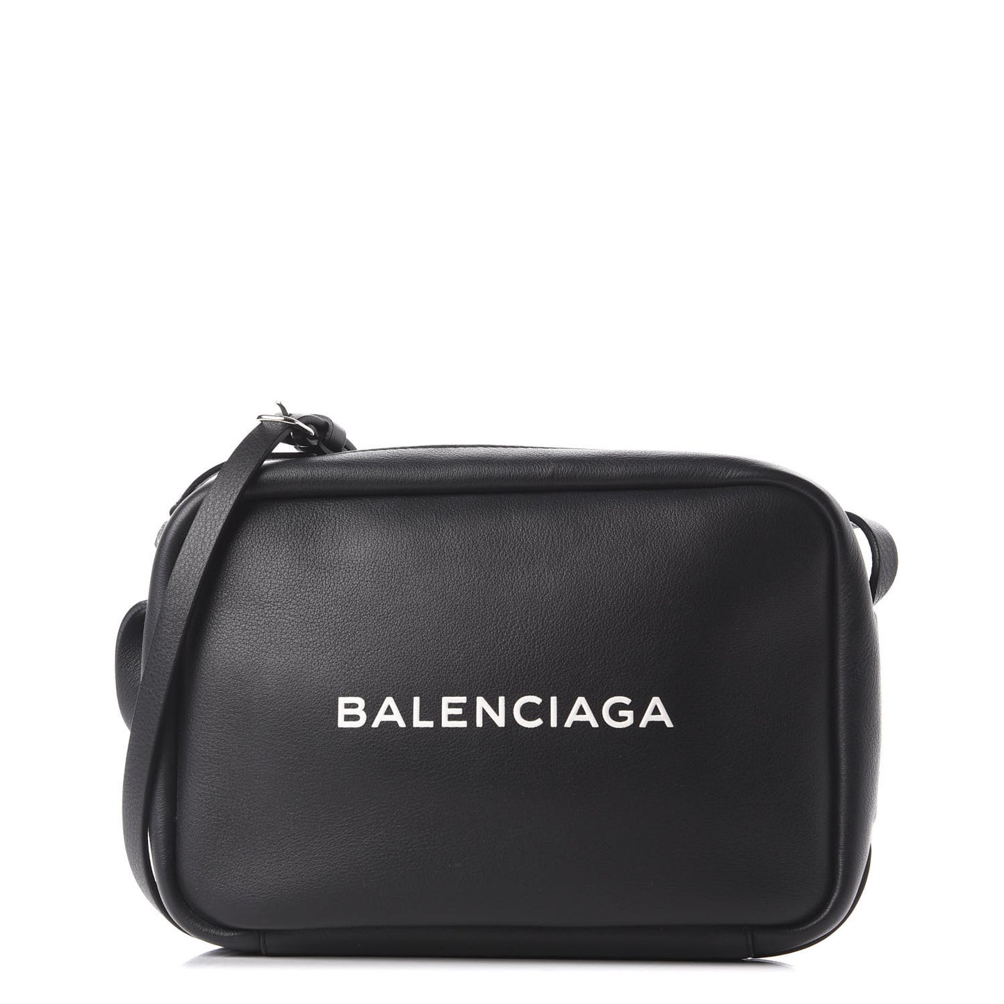 Calfskin Logo S Everyday Camera Bag Black