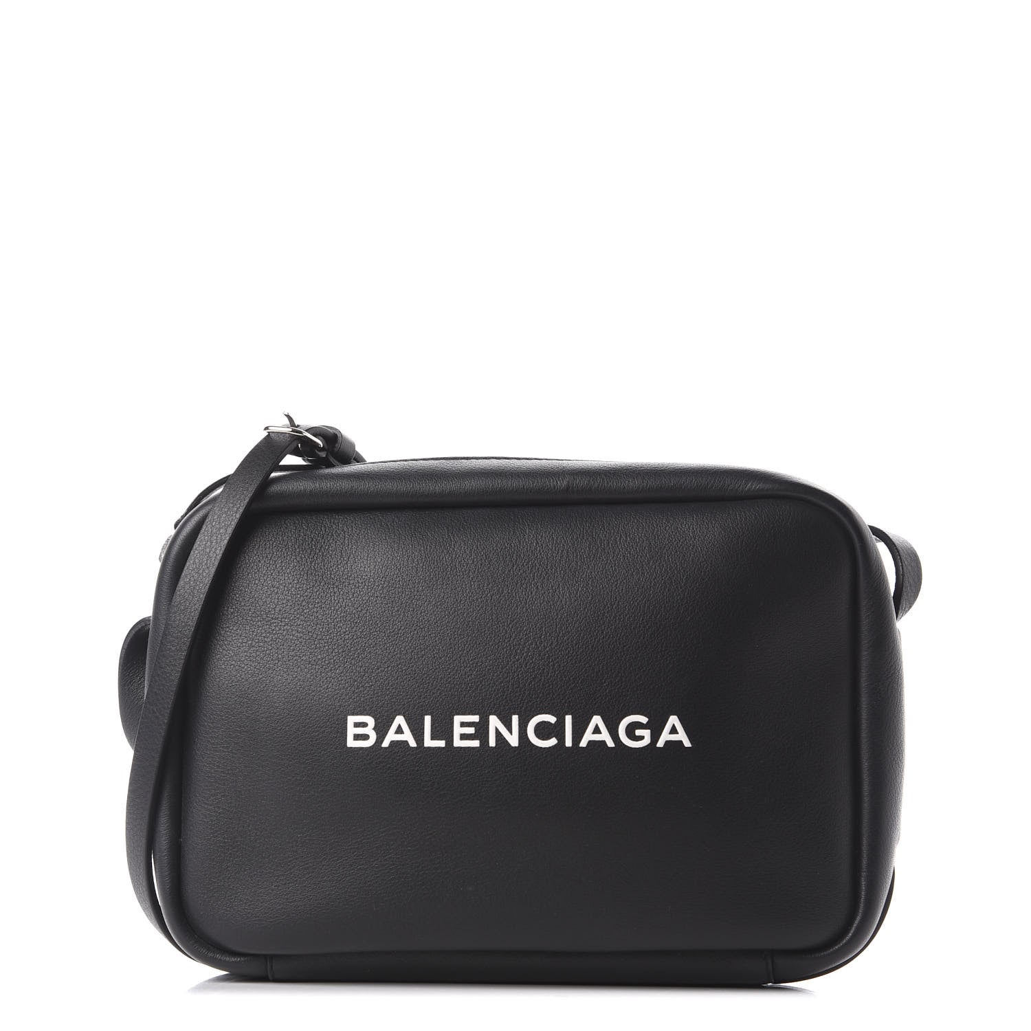 Balenciaga Calfskin Logo S Everyday Camera Bag Black 1 of 9