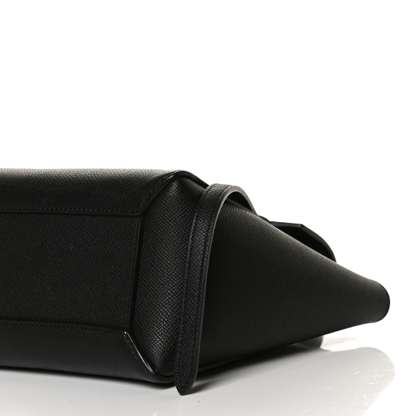 Grained Calfskin Nano Belt Bag Black
