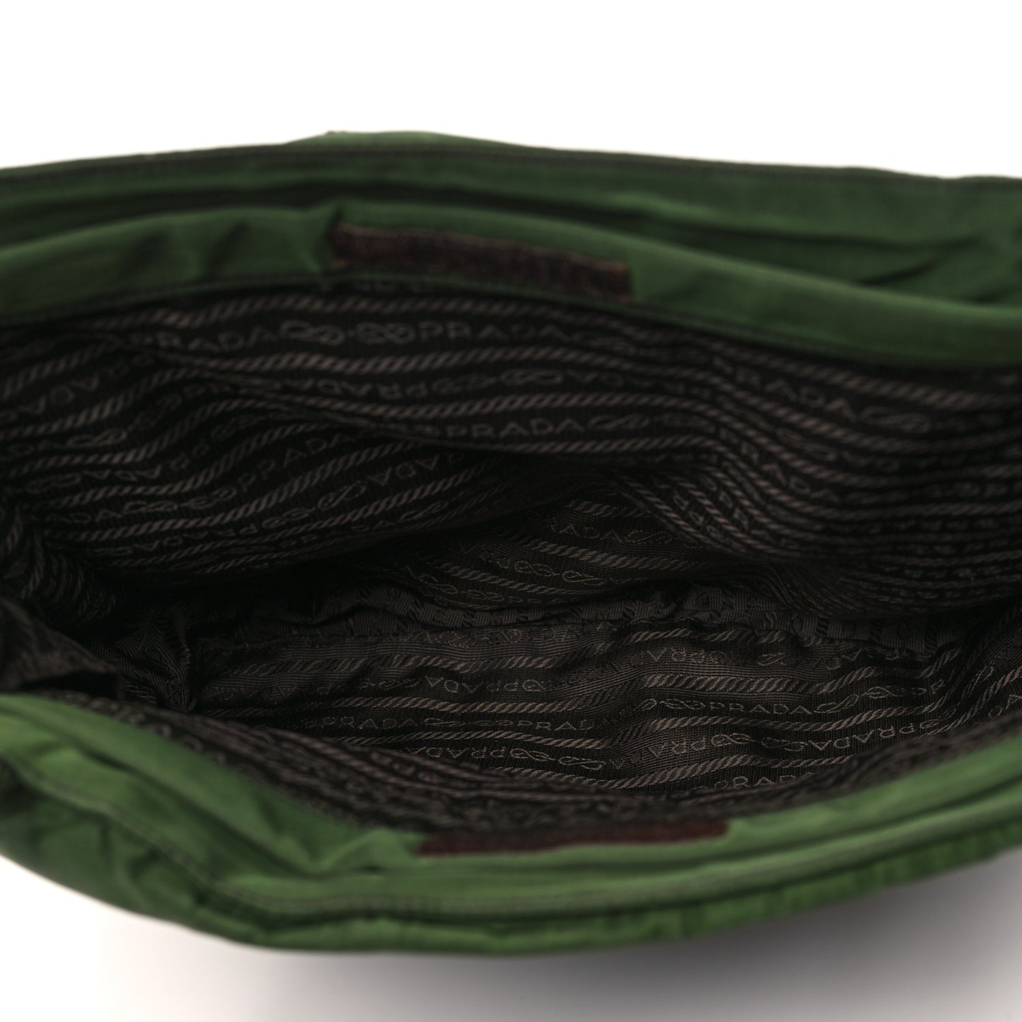 Tessuto Nylon Shopping Tote Green