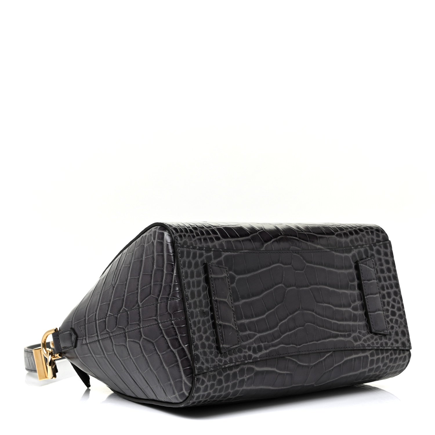Givenchy Calfskin Crocodile Embossed Small Antigona Storm Grey 4 of 9
