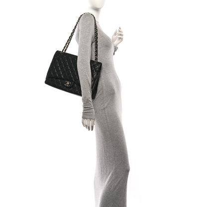Chanel Caviar Quilted Maxi Double Flap Black 2 of 10