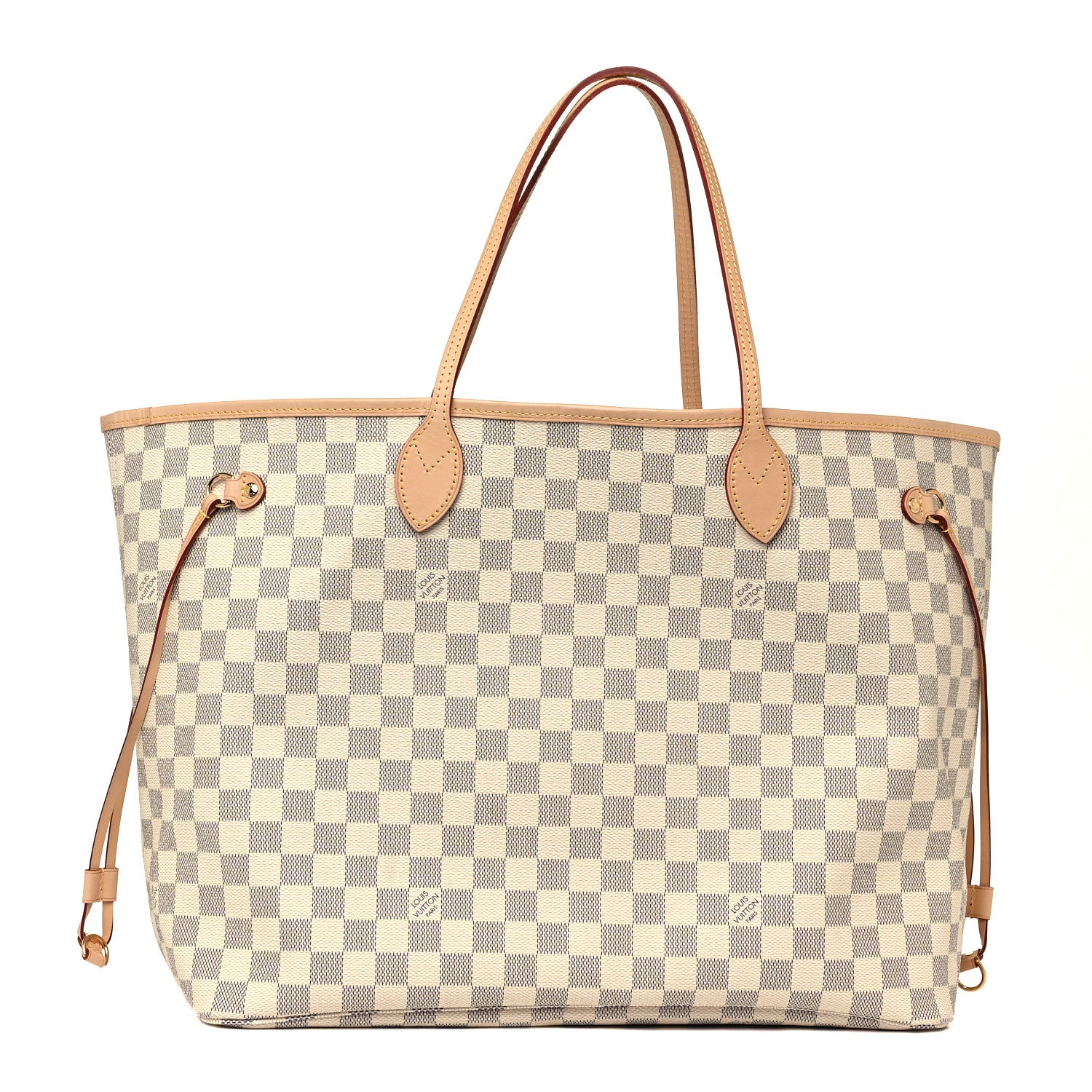 Louis Vuitton Damier Azur Neo Neverfull GM Rose Ballerine 3 of 12