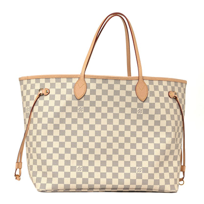 Louis Vuitton Damier Azur Neo Neverfull GM Rose Ballerine 3 of 12