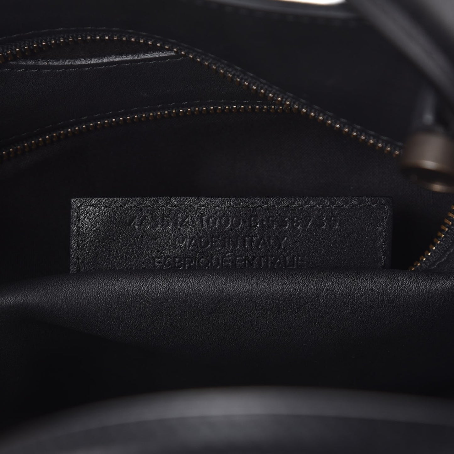 Veau Soyeux Perforated Blackout Hardware City Black