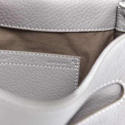 Chloe Calfskin Medium Marcie Round Crossbody Bag Cashmere Grey 9 of 11