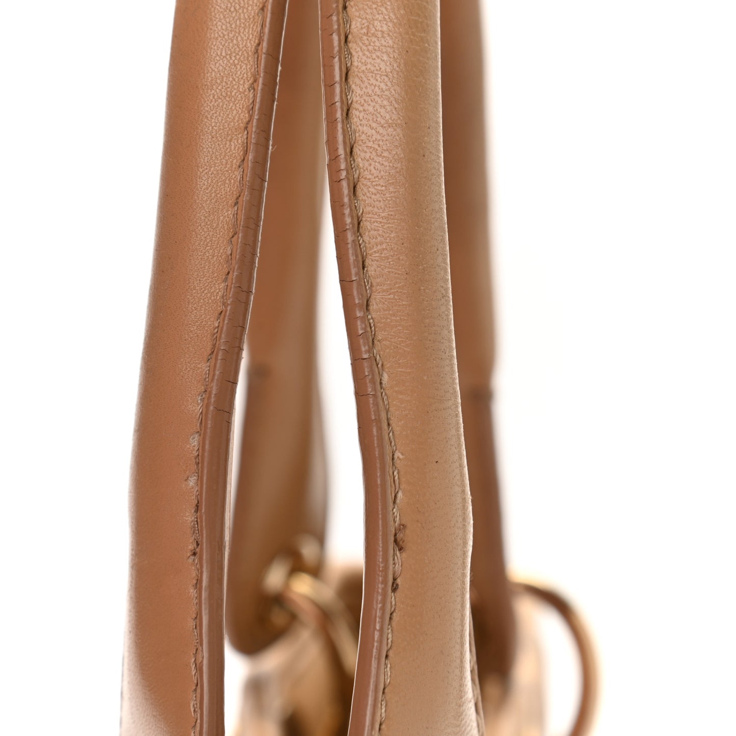 Lambskin Cannage Dior Tote Beige