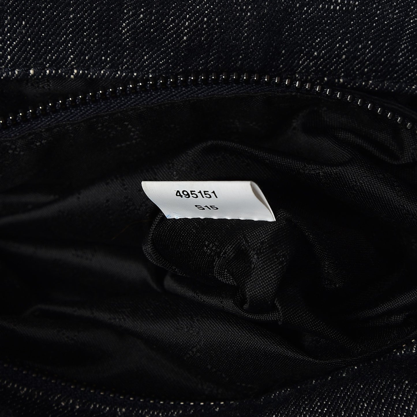 Denim Quilted Small Baby Bella Tote