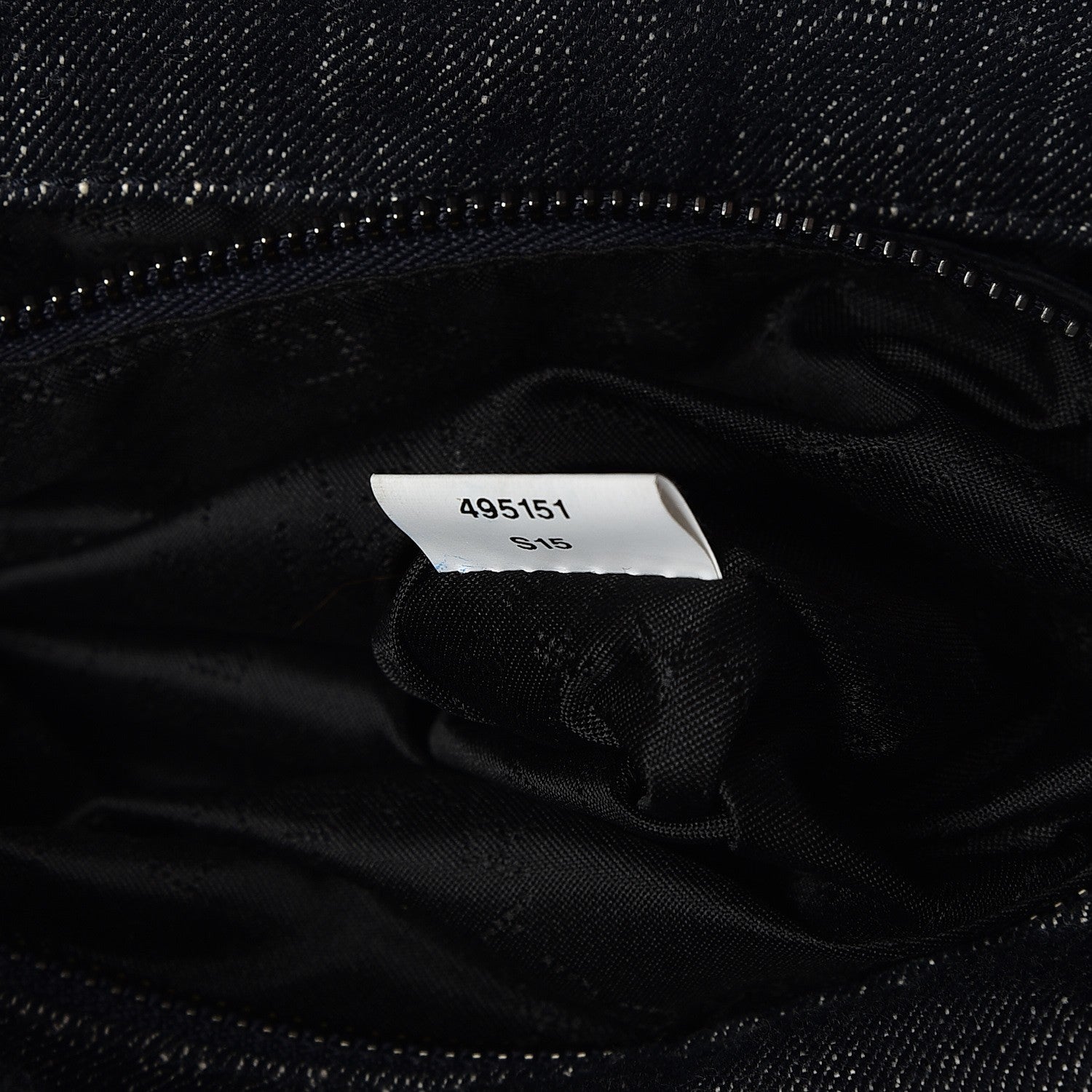 Stella McCartney Denim Quilted Small Baby Bella Tote 7 of 8