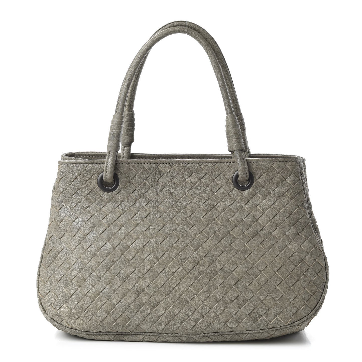 Nappa Intrecciato Woven Tote Fume Cement
