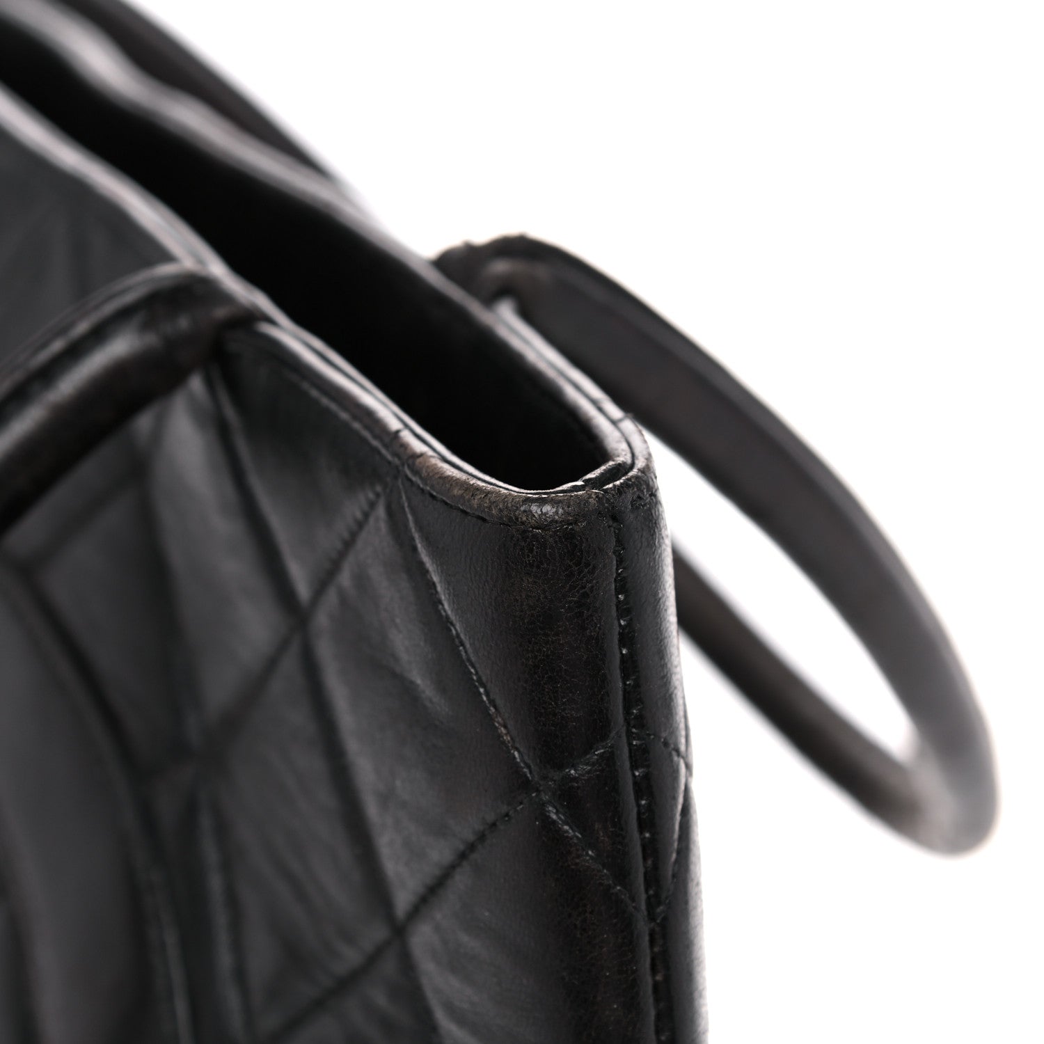 Chanel Lambskin Quilted Medallion Tote Black 21 of 27