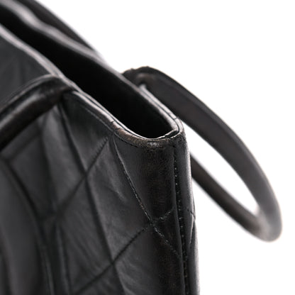 Chanel Lambskin Quilted Medallion Tote Black 21 of 27