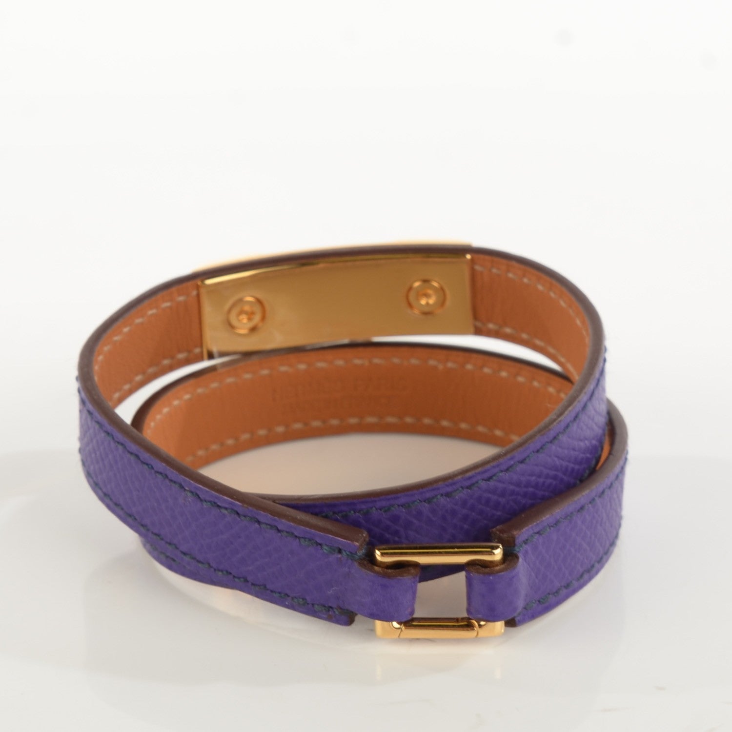 Hermes Epsom Rivale Bracelet M Crocus 5 of 15