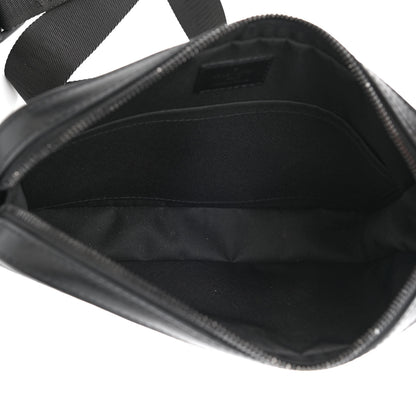 Louis Vuitton Calfskin Monogram Shadow Duo Messenger Black 5 of 9