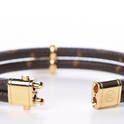 Louis Vuitton Monogram Keep It Twice Bracelet 17 4 of 7