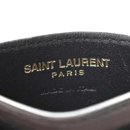 Saint Laurent Lambskin Quilted Gaby Credit Card Case Black 6 of 11